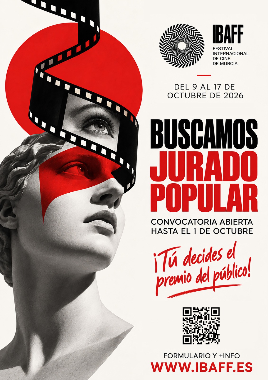 El IBAFF 2026 invita un año más a la ciudadanía a formar parte del festival como jurado y voluntariado